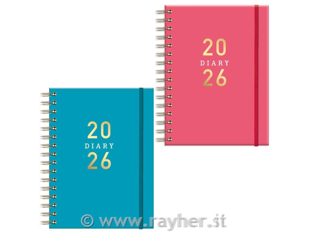 Rokovnik moder/roza 2026