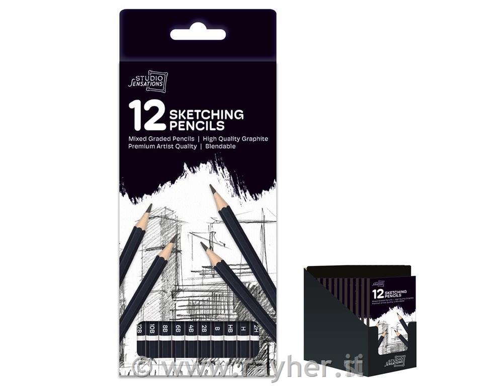 Skicirni svinčniki, set 12