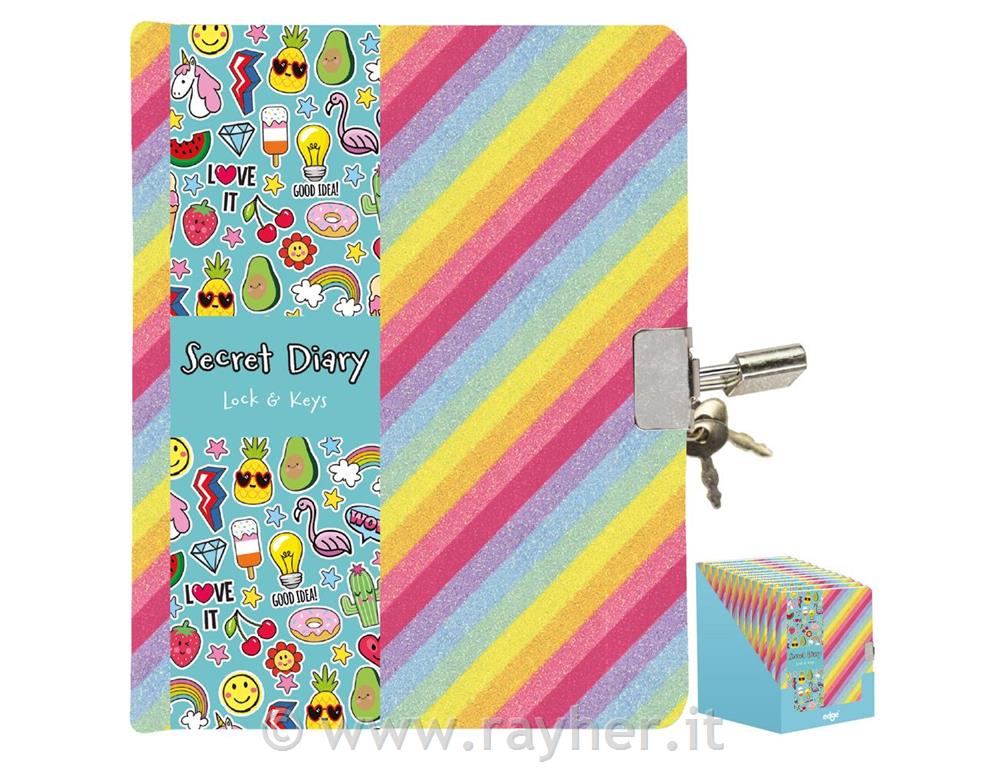 Diario Secret Diary con chiave