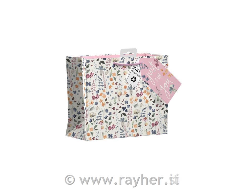 Busta regalo 26.5x23.5cm, Bloom