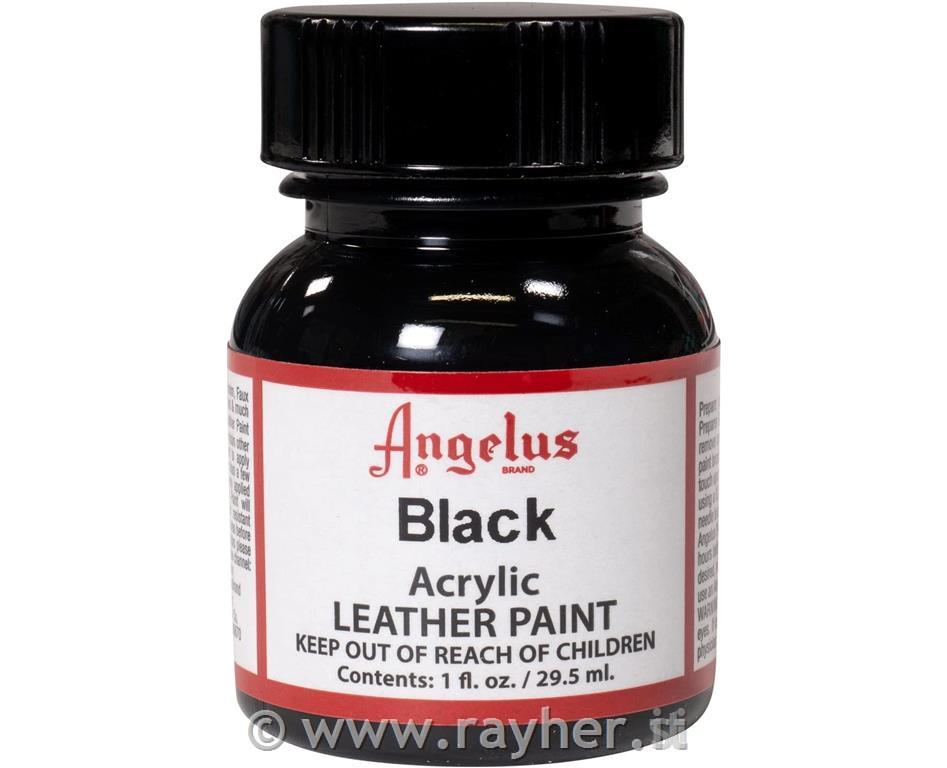 Angelus barva za usnje, Črna, 29.5ml