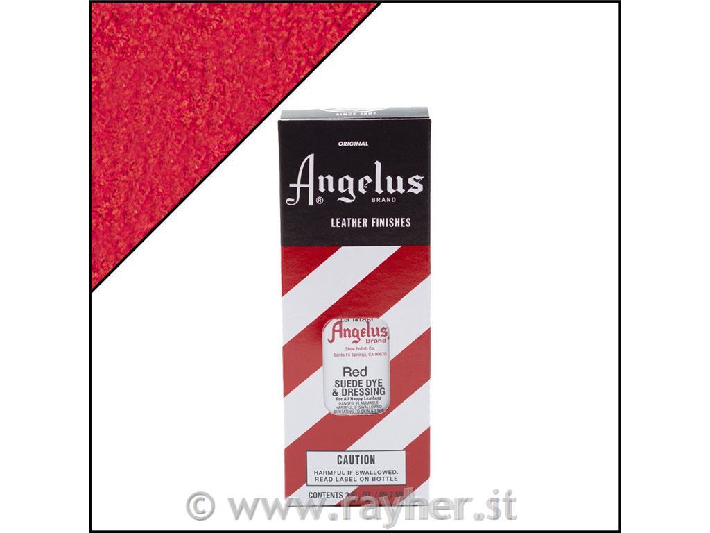 Angelus barva za semiš, rdeča, 90ml