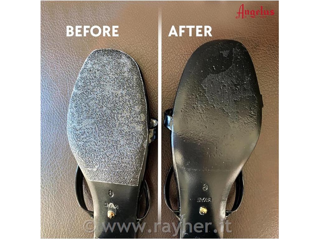 Angelus barva za podplate čevljev 60 ml, črna