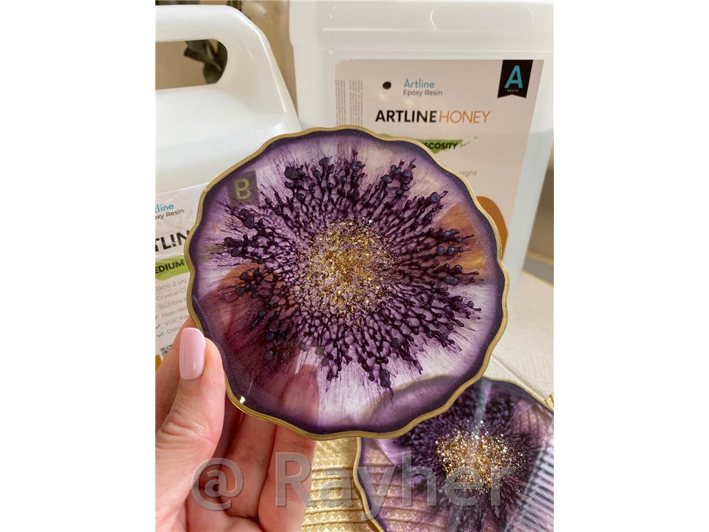 Resina epossidica, Artline Honey, viscosita media, set da 0,3 kg