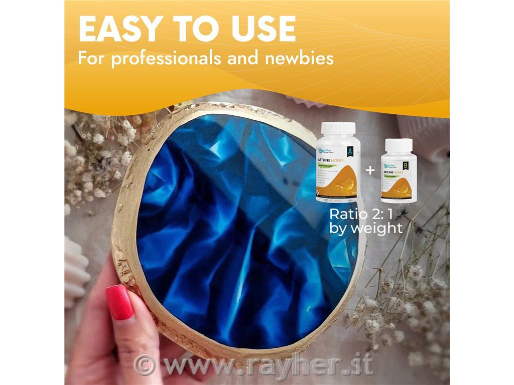 Epoxy resin, Artline Honey, srednja viskoznost, set, 0,9kg
