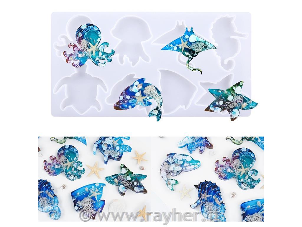 Stampo in silicone Ocean Animals