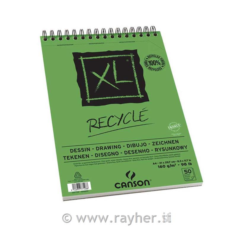Sketch pad spiral XL Recycled A4 160 g,