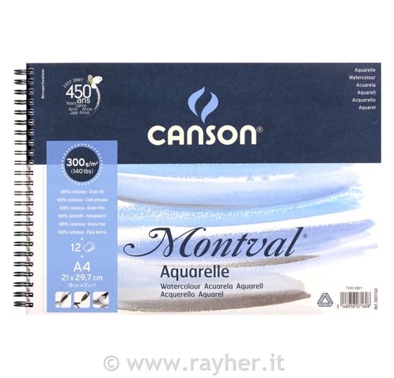 Album spiralato MONTVAL A4 12 fg. 300 g