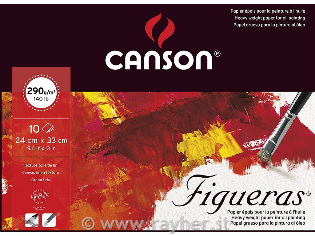Blok Canson Figueras 24x33 cm 290 g, 10 listni