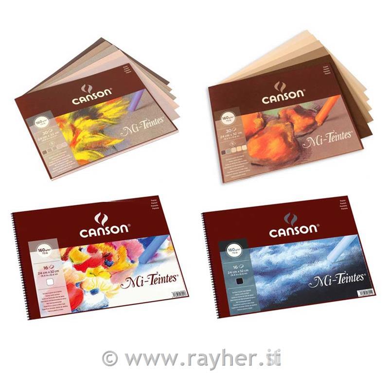 Pad Canson Mi-Teintes 32x41 cm, 160 g gr