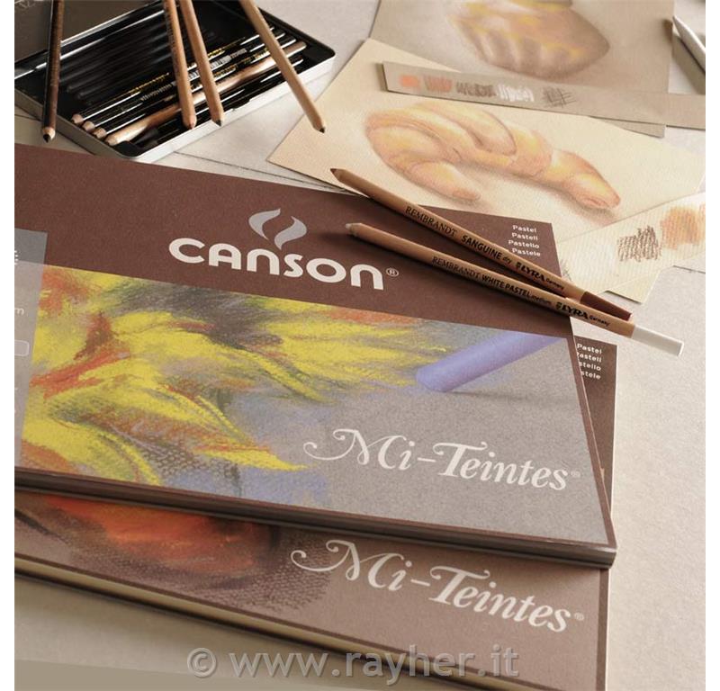 Pad Canson Mi-Teintes 24x32 cm, 160 g gr