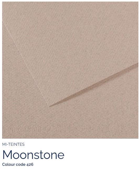 Foglio Canson Mi-Teintes 50x65 cm 160g/m; 426 Grigio chiard