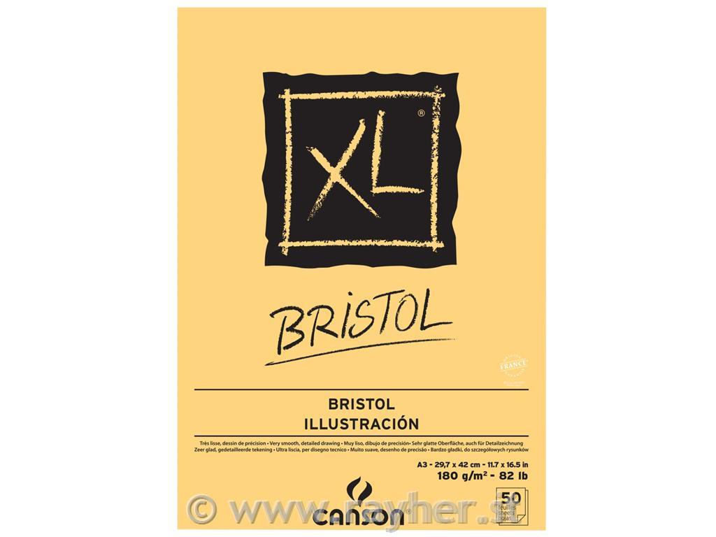 Skicirka spirala XL Bristol A3 180 g, 50 listna