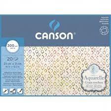 Blocco 4 lati AQUARELLE CANSON 23x31 cm