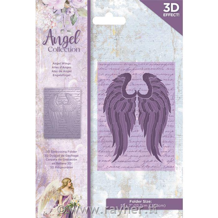 Cartella embossing 3D -Angel Wings