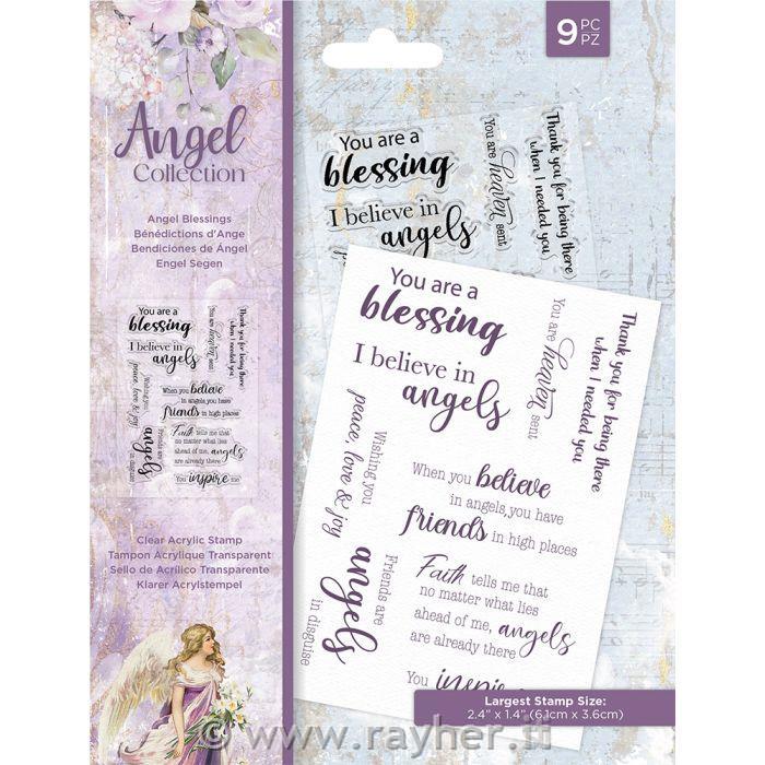 Štampiljke Angel Blessings 9 kosov