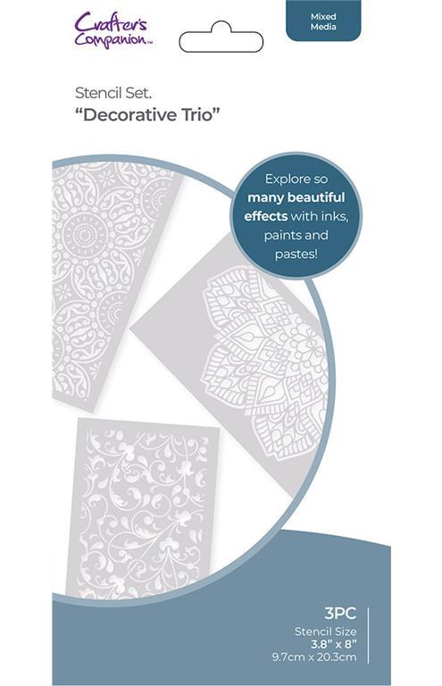Gemini 3D Embossing Folder & Stencil - O