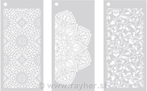 Gemini 3D Embossing Folder & Stencil - O