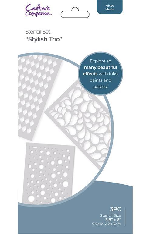 Gemini 3D Embossing Folder & Stencil - O