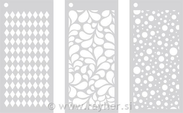 Gemini 3D Embossing Folder & Stencil - O