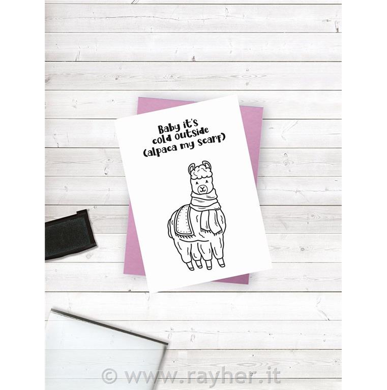 Štampiljke - Alpaca my Scarf