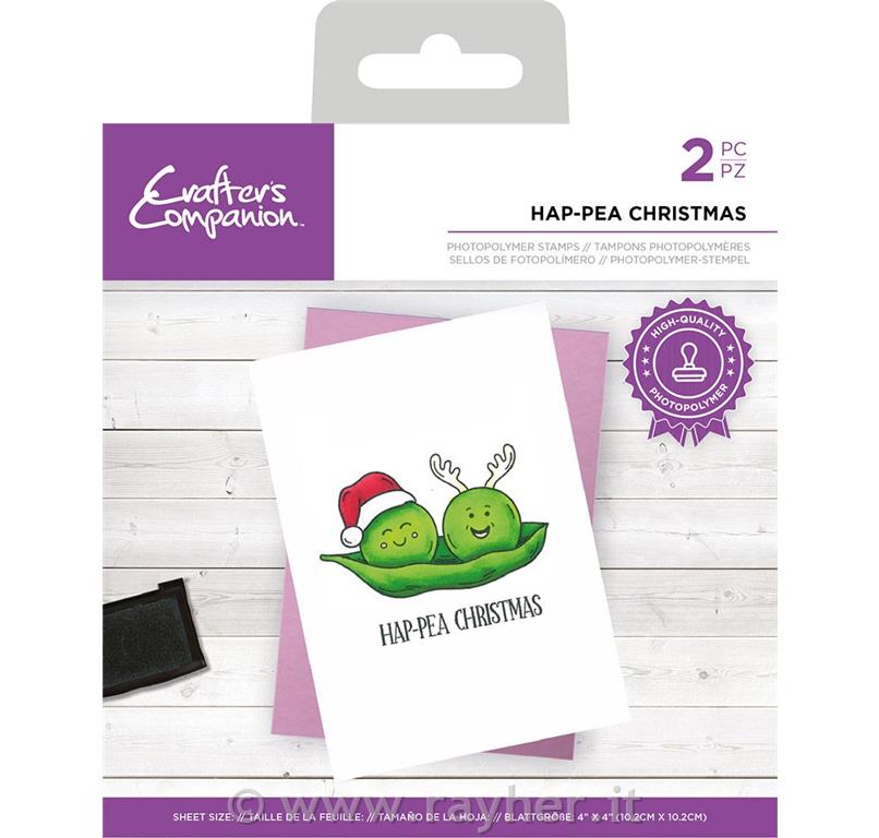 CC - Photopolymer Stamp - Hap-peaChristmas