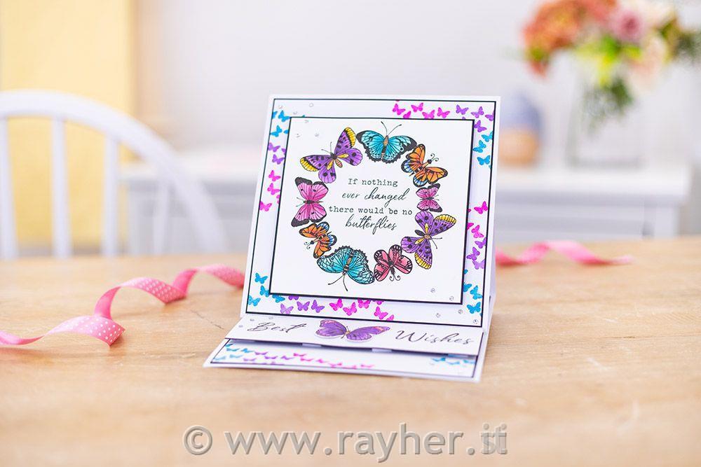 Štampiljke Aperture - Ornate Butterflies, set 10