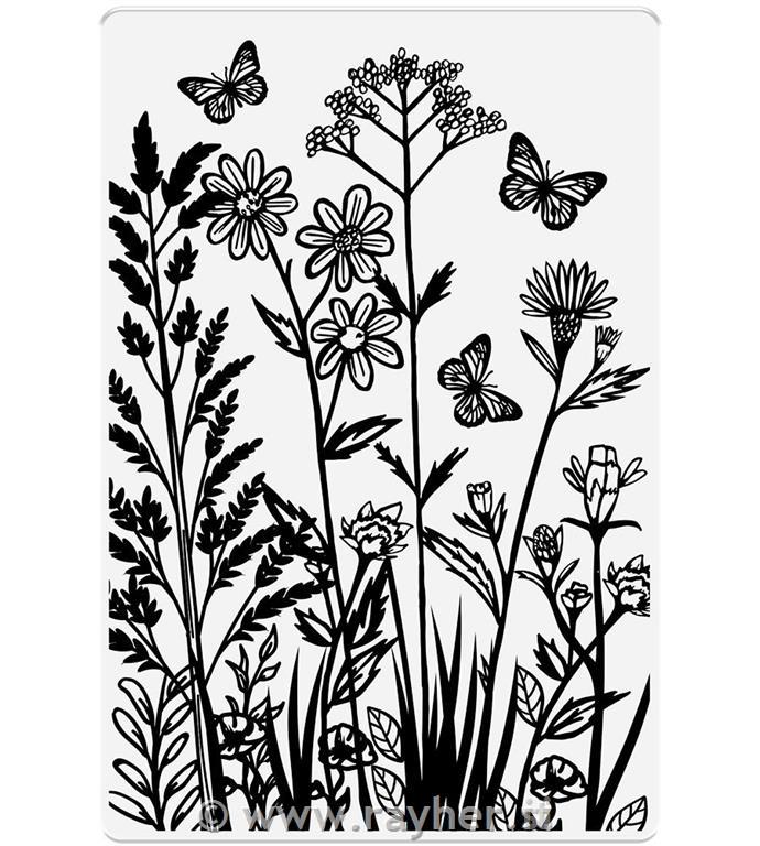 Timbri Wild Flowers & Butterflies