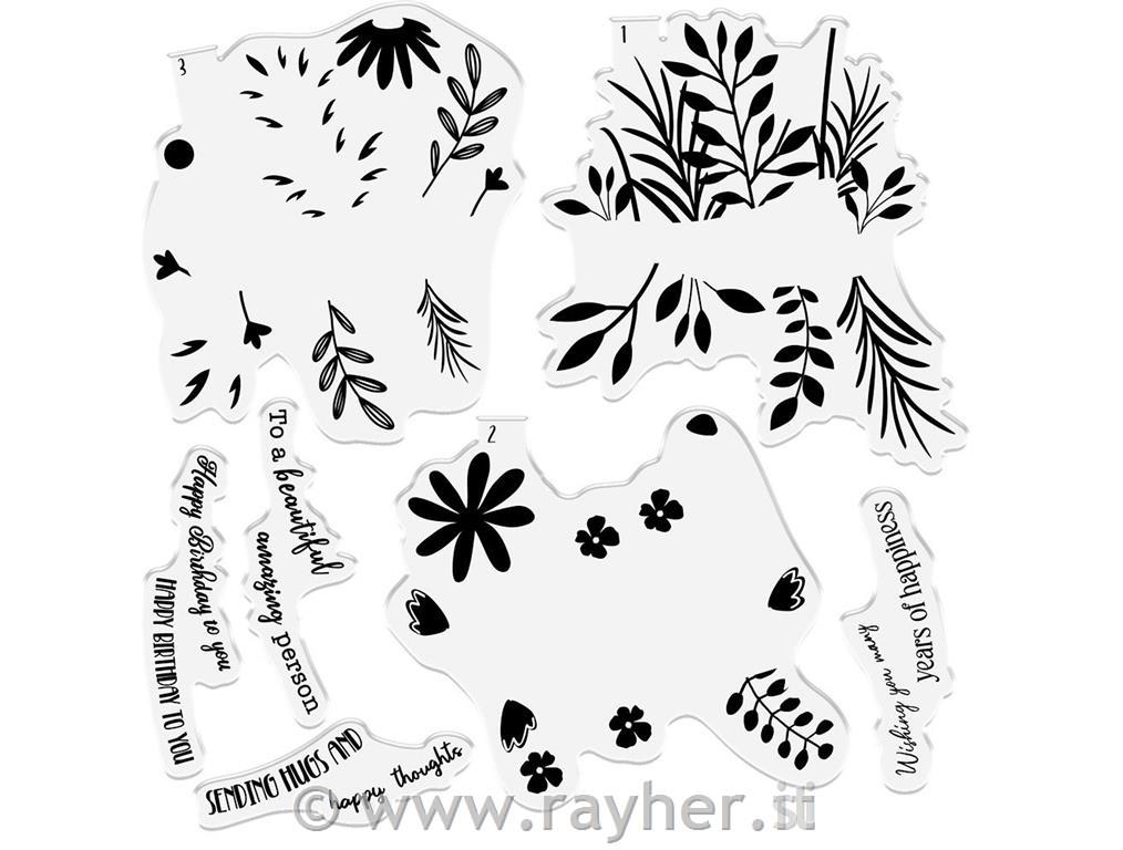 Timbri&stencil - Wild meadow