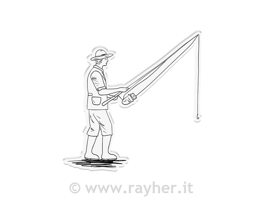 The Great Outdoors Clear Acrylic Stamp Set - Perfect Catch