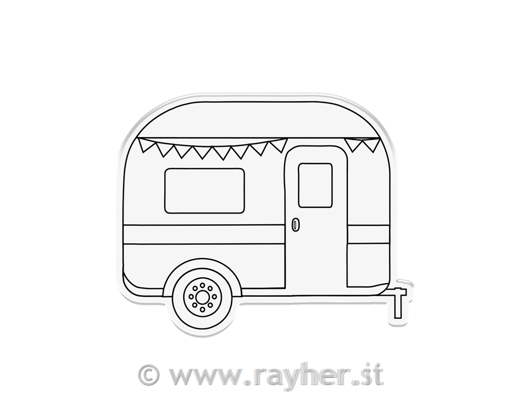 Rezalna šablona & Štampiljka Adventure Awaits