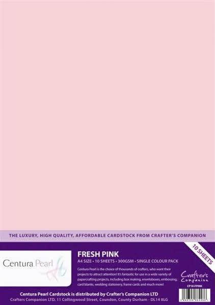 CARTONCINO PERLATO ROSA  A4,300gsm,SET10