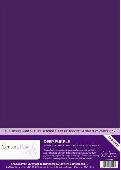 PEARL PAPER DEEP PURPLE, 300gsm, SET 10
