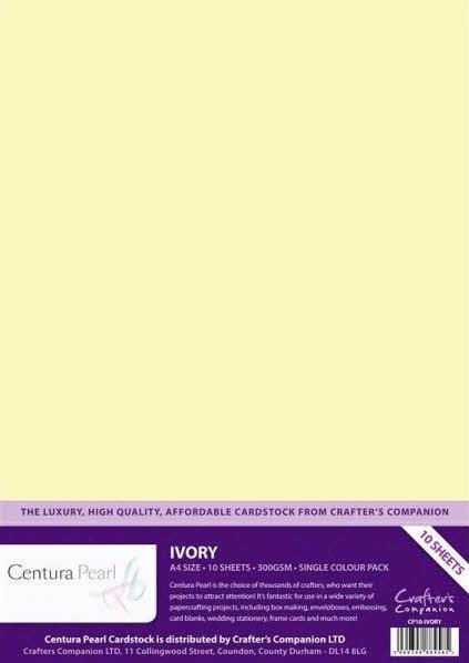 PEARL PAPER, SET 10, IVORY, 300gsm