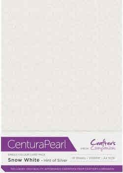 PEARL PAPER, SET 10, SNOW WHITE, 300 gsm