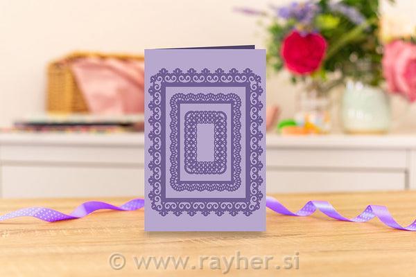 Fustella Nesting Die - Antique Frames