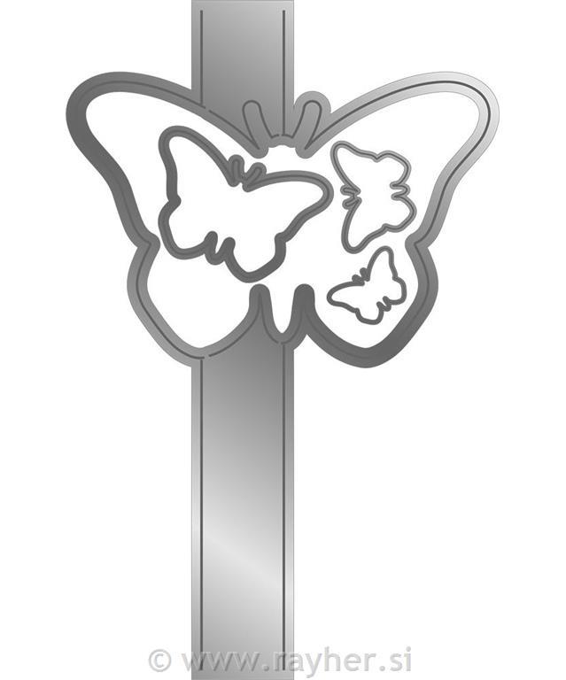 Fustella Swing Card - Butterfly