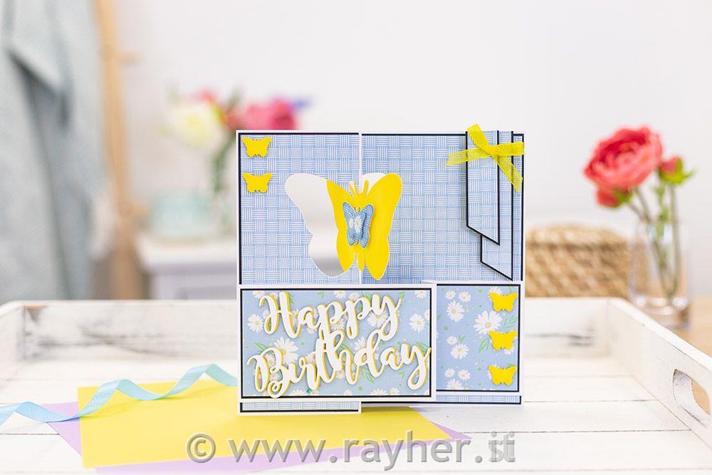 Fustella Swing Card - Butterfly