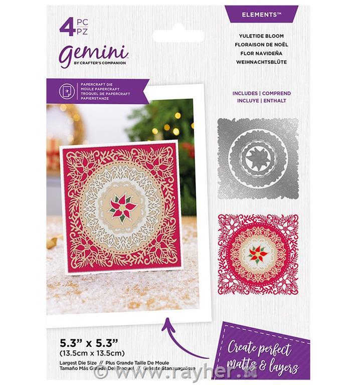 Rezalne šablone Gemini - Yuletide Blooms