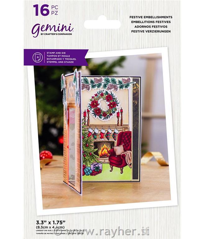 Rezalne šablone in štampiljke - Festive Embellishments