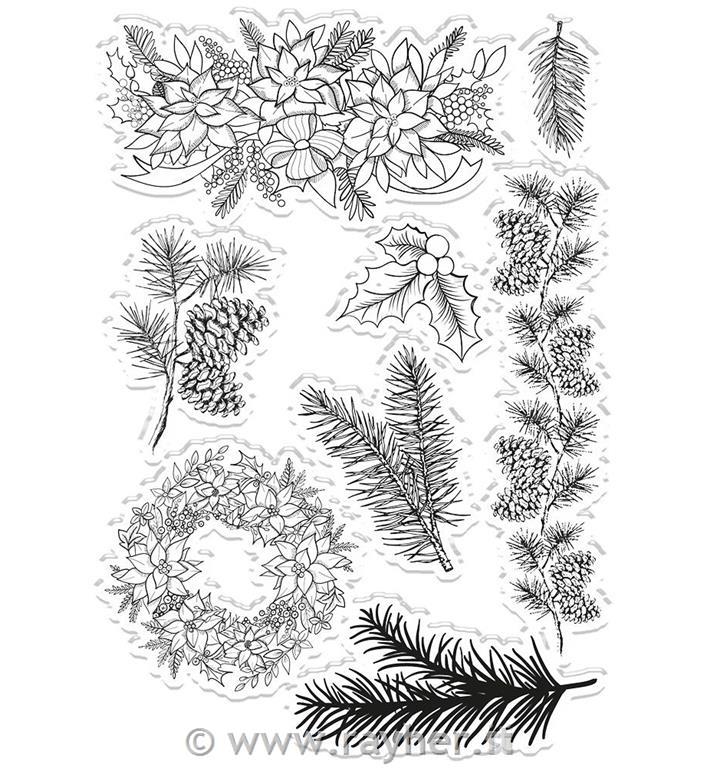 Rezalne šablone in štampiljke - Festive Embellishments