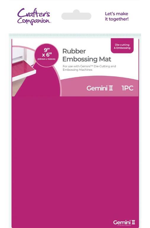 Gemini Tappetino in gomma per goffratura