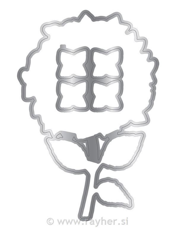 Rezalne šablone & Štampiljke Statement Hydrangea