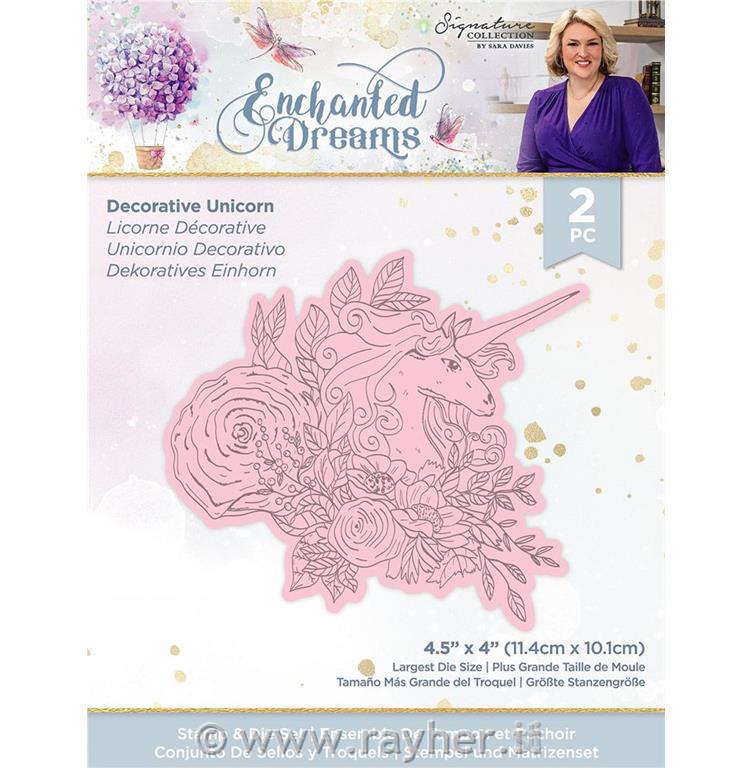 Timbro & Fustella -Decorative Unicorn