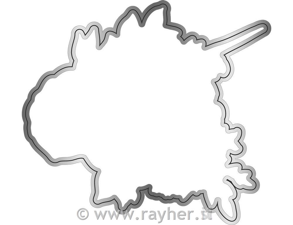 Timbro & Fustella -Decorative Unicorn