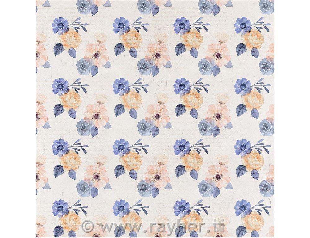 Set papirjev pergament Rose Garden, 30x30cm