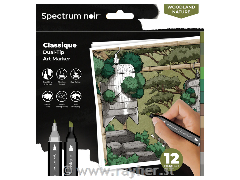Spectrum Noir-Classique 12pc-Woodland Nature