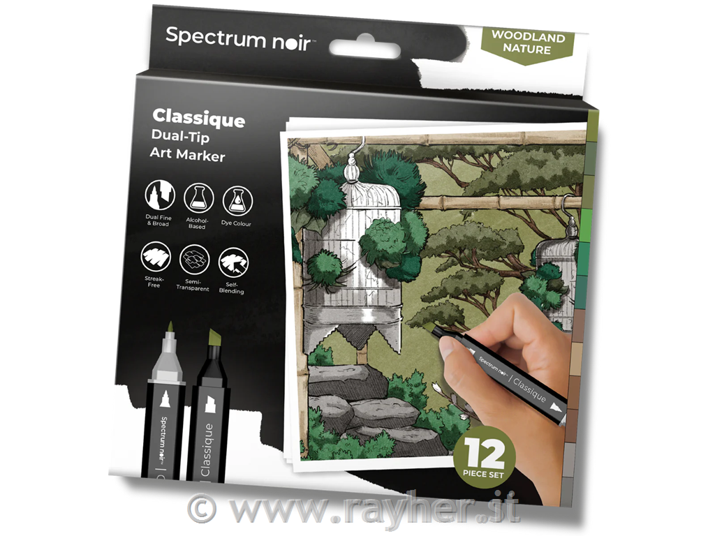 Spectrum Noir-Classique 12pc-Woodland Nature