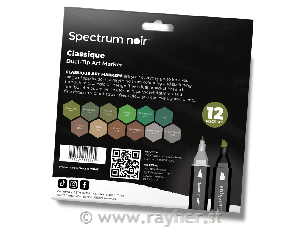 Spectrum Noir-Classique 12pc-Woodland Nature