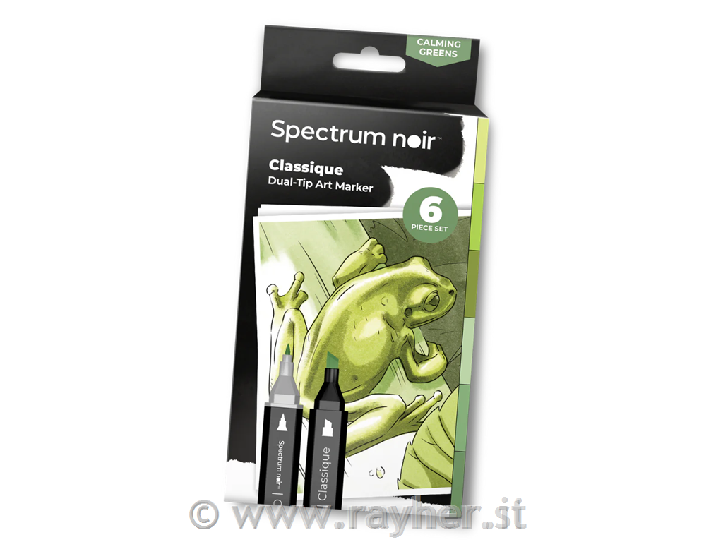 Spectrum Noir-Classique 6pc-Calming Greens